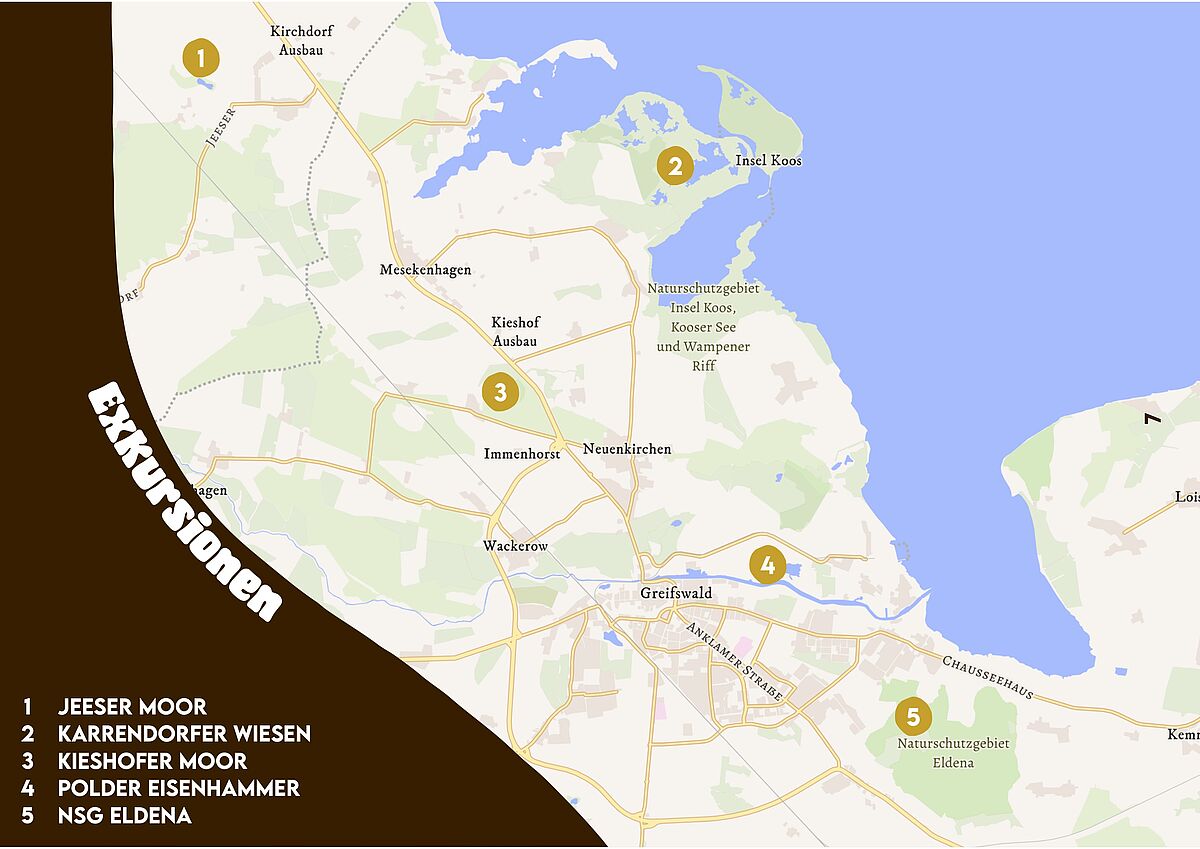 Exkursionen Map