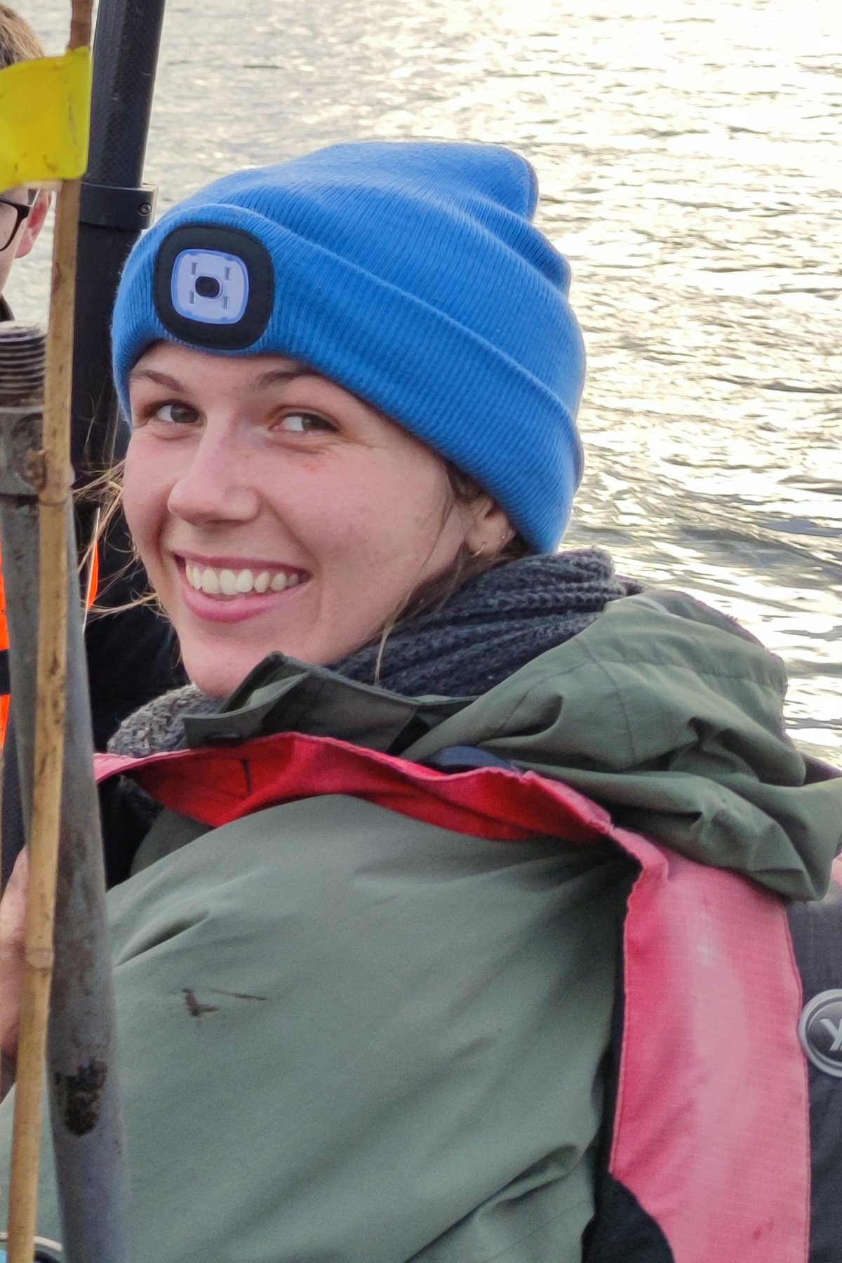 Portrait of Janina Deininger during fieldwork